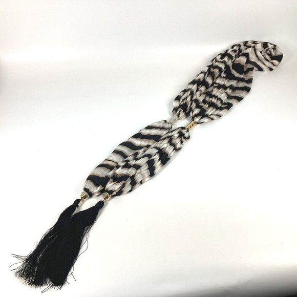 LOUIS VUITTON tassel shawl fringe Rhinestone Stole/Shawl - Picture 7 of 10